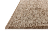 Loloi Newman NEW-02 Power Loomed Traditional Area Rug Bark ,Natural 100% Space Dyed Polyester NEWMNEW-02BSNA7A0R