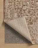 Loloi Newman NEW-02 Power Loomed Traditional Area Rug Bark ,Natural 100% Space Dyed Polyester NEWMNEW-02BSNA7A0R