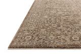 Loloi Newman NEW-02 Power Loomed Traditional Area Rug Dark Taupe ,Natural 100% Space Dyed Polyester NEWMNEW-02DTNA679A