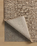 Loloi Newman NEW-02 Power Loomed Traditional Area Rug Dark Taupe ,Natural 100% Space Dyed Polyester NEWMNEW-02DTNA679A