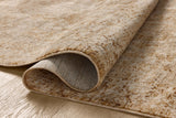 Loloi Newman NEW-02 Power Loomed Traditional Area Rug Wheat ,Natural 100% Space Dyed Polyester NEWMNEW-02WTNA679A