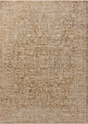 Loloi Newman NEW-02 Power Loomed Traditional Area Rug Wheat ,Natural 100% Space Dyed Polyester NEWMNEW-02WTNA679A