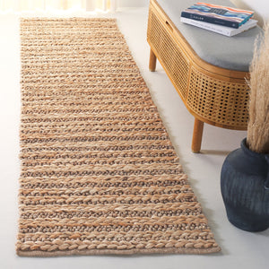 Safavieh Natural Handwoven Jute-cotton Area Rug - 8x10 Feet, Eco-friendly, Textured Luxury For Any Decor Natural 80% Jute,20% Cotton Nf102a-8