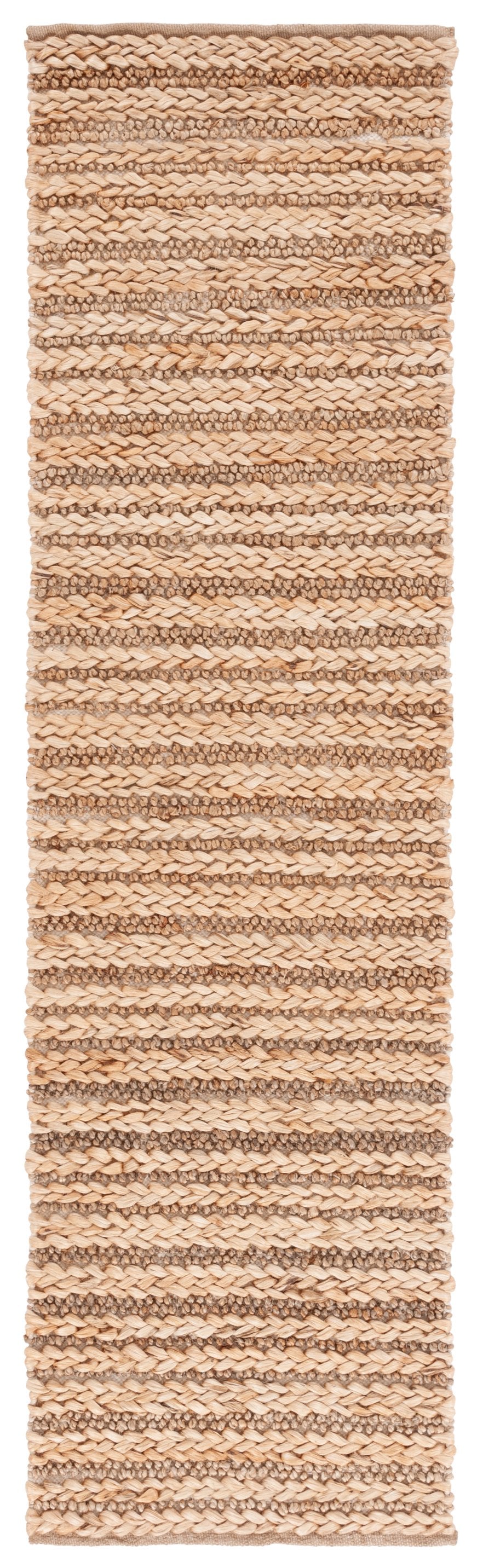 Safavieh Natural Handwoven Jute-cotton Area Rug - 8x10 Feet, Eco-friendly, Textured Luxury For Any Decor Natural 80% Jute,20% Cotton Nf102a-8