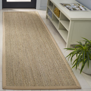 Safavieh Nf Power Loomed Seagrass Runner Rug - Plush Comfort And Elegant Design For Any Home Space Decor Natural ,Beige Seagrass Nf111a-28