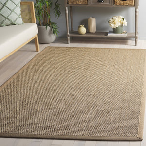 Safavieh Nf Power Loomed Seagrass Runner Rug - Plush Comfort And Elegant Design For Any Home Space Decor Natural ,Beige Seagrass Nf111a-5