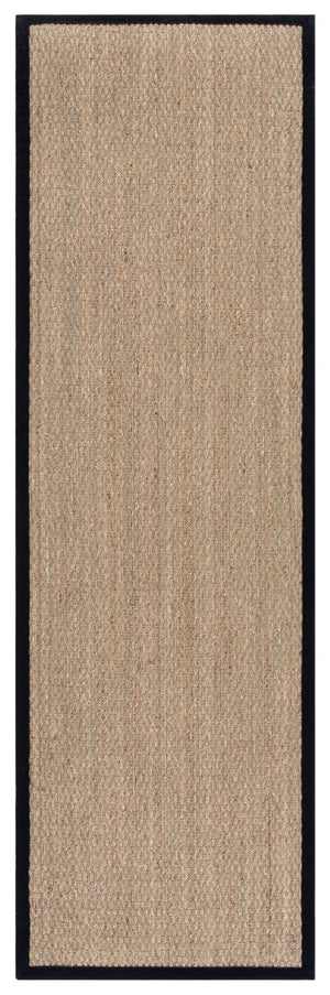 Safavieh Nf Elegant Seagrass Area Rug - Durable, Eco-friendly Design For Luxurious Home Decor Enhancement Natural ,Black Seagrass Nf111c-9
