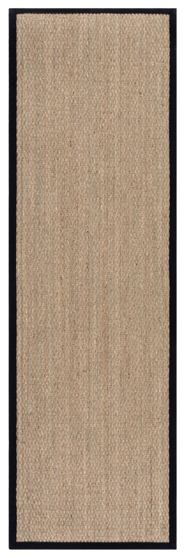 Safavieh Nf Elegant Seagrass Area Rug - Durable, Eco-friendly Design For Luxurious Home Decor Enhancement Natural ,Black Seagrass Nf111c-9