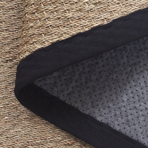 Safavieh Nf Power Loomed Seagrass Runner Rug - Plush Comfort And Elegant Design For Any Home Space Decor Natural ,Black Seagrass Nf111c-5