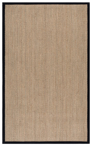 Safavieh Nf Power Loomed Seagrass Runner Rug - Plush Comfort And Elegant Design For Any Home Space Decor Natural ,Black Seagrass Nf111c-5