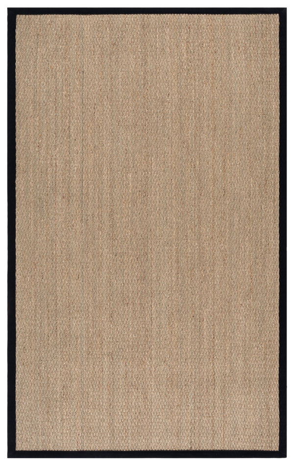 Safavieh Nf Power Loomed Seagrass Runner Rug - Plush Comfort And Elegant Design For Any Home Space Decor Natural ,Black Seagrass Nf111c-5