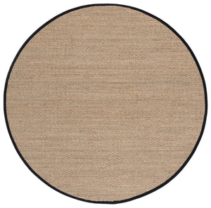 Safavieh Nf Power Loomed Seagrass Runner Rug - Plush Comfort And Elegant Design For Any Home Space Decor Natural ,Black Seagrass Nf111c-6r