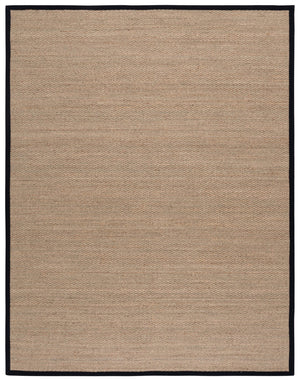 Safavieh Nf Power Loomed Seagrass Runner Rug - Plush Comfort And Elegant Design For Any Home Space Decor Natural ,Black Seagrass Nf111c-8