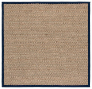 Safavieh Nf Elegant Seagrass Area Rug - Durable, Eco-friendly Design For Luxurious Home Decor Enhancement Natural ,Navy Blue Seagrass Nf111e-3