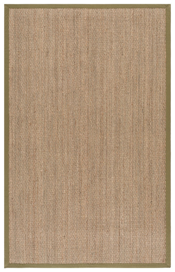 Safavieh Nf Power Loomed Seagrass Runner Rug - Plush Comfort And Elegant Design For Any Home Space Decor Natural ,Olive Seagrass Nf111g-5