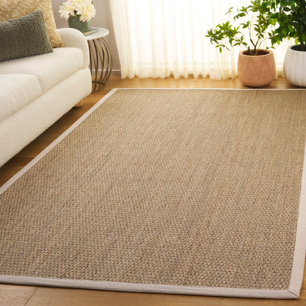 Safavieh Nf Elegant Seagrass Area Rug - Durable, Eco-friendly Design For Luxurious Home Decor Enhancement Natural ,Ivory Seagrass Nf111j-9