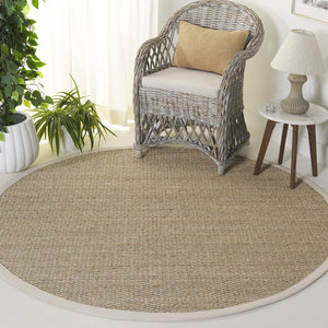 Safavieh Nf Power Loomed Seagrass Runner Rug - Plush Comfort And Elegant Design For Any Home Space Decor Natural ,Ivory Seagrass Nf111j-6r