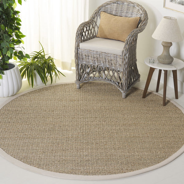 Safavieh Nf Power Loomed Seagrass Runner Rug - Plush Comfort And Elegant Design For Any Home Space Decor Natural ,Ivory Seagrass Nf111j-6r