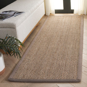 Safavieh Nf Elegant Seagrass Area Rug - Durable, Eco-friendly Design For Luxurious Home Decor Enhancement Natural ,Grey Seagrass Nf111p-3
