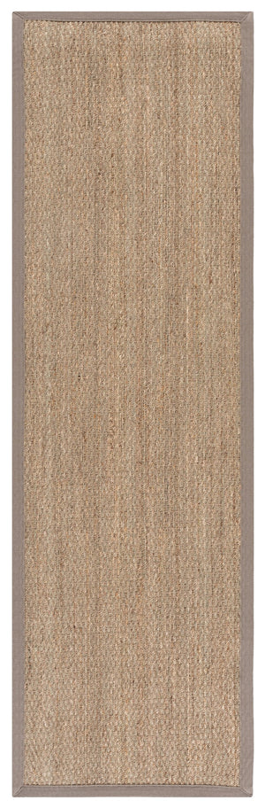 Safavieh Nf Power Loomed Seagrass Runner Rug - Plush Comfort And Elegant Design For Any Home Space Decor Natural ,Grey Seagrass Nf111p-28