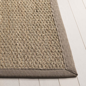 Safavieh Nf Power Loomed Seagrass Runner Rug - Plush Comfort And Elegant Design For Any Home Space Decor Natural ,Grey Seagrass Nf111p-5