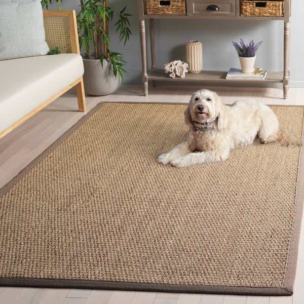 Safavieh Nf Elegant Seagrass Area Rug - Durable, Eco-friendly Design For Luxurious Home Decor Enhancement Natural ,Grey Seagrass Nf111p-3