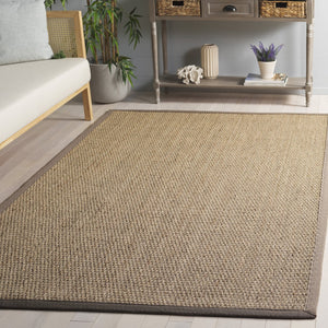 Safavieh Nf Power Loomed Seagrass Runner Rug - Plush Comfort And Elegant Design For Any Home Space Decor Natural ,Grey Seagrass Nf111p-5