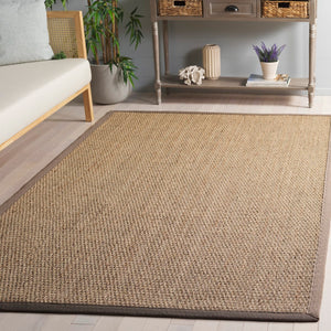 Safavieh Nf Elegant Seagrass Area Rug - Durable, Eco-friendly Design For Luxurious Home Decor Enhancement Natural ,Grey Seagrass Nf111p-3