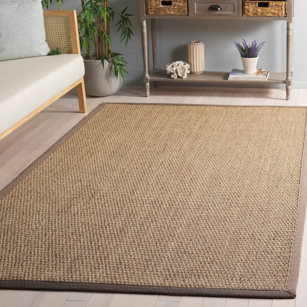 Safavieh Nf Elegant Seagrass Area Rug - Durable, Eco-friendly Design For Luxurious Home Decor Enhancement Natural ,Grey Seagrass Nf111p-3