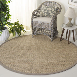 Safavieh Nf Power Loomed Seagrass Runner Rug - Plush Comfort And Elegant Design For Any Home Space Decor Natural ,Grey Seagrass Nf111p-6r