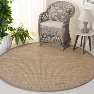 Safavieh Nf Elegant Seagrass Area Rug - Durable, Eco-friendly Design For Luxurious Home Decor Enhancement Natural ,Grey Seagrass Nf111p-3