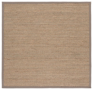 Safavieh Nf Power Loomed Seagrass Runner Rug - Plush Comfort And Elegant Design For Any Home Space Decor Natural ,Grey Seagrass Nf111p-6sq