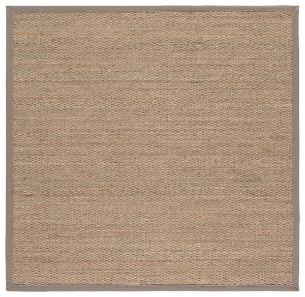 Safavieh Nf Power Loomed Seagrass Runner Rug - Plush Comfort And Elegant Design For Any Home Space Decor Natural ,Grey Seagrass Nf111p-6sq