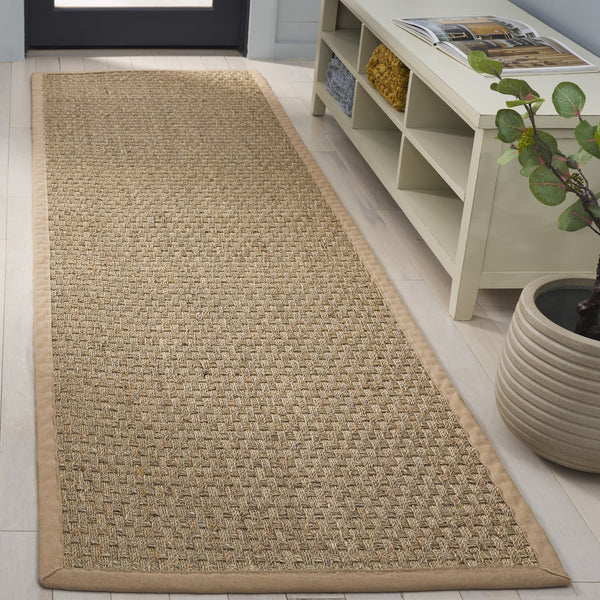 Safavieh Nf Power Loomed Seagrass Area Rug - Timeless Elegance For Any Space With Durable, Luxurious Comfort Natural ,Beige Seagrass Nf114a-68