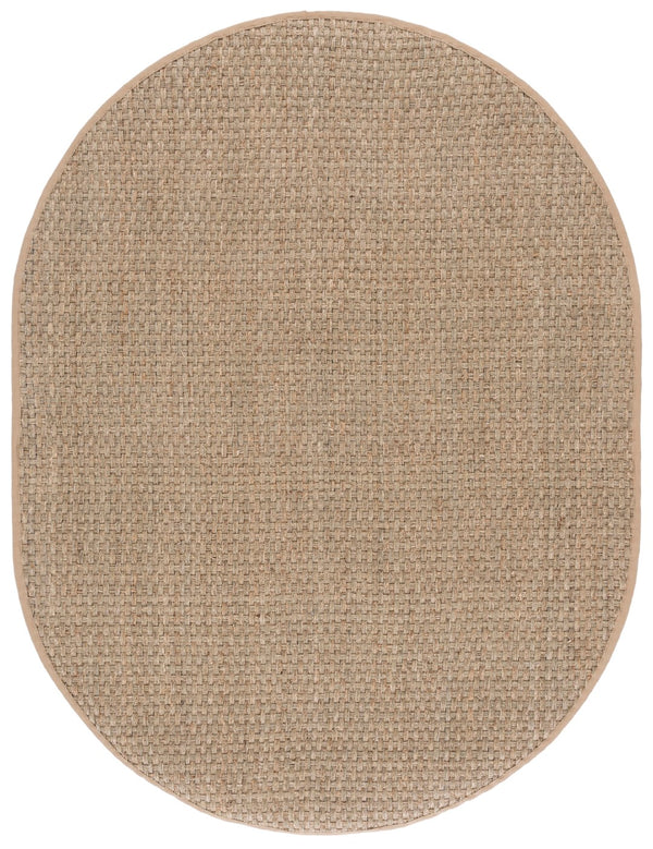 Safavieh Nf Basket Weave W/Beige Border Natural ,Beige Seagrass Nf114a-68ov