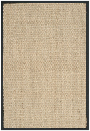 Safavieh Nf Power Loomed Seagrass Area Rug - Timeless Elegance For Any Space With Durable, Luxurious Comfort Natural ,Black Seagrass Nf114c-68