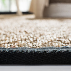 Safavieh Nf Power Loomed Seagrass Area Rug - Timeless Elegance For Any Space With Durable, Luxurious Comfort Natural ,Black Seagrass Nf114c-68