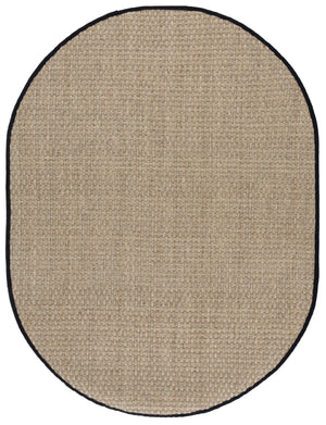 Safavieh Nf Power Loomed Seagrass Area Rug - Timeless Elegance For Any Space With Durable, Luxurious Comfort Natural ,Black Seagrass Nf114c-68