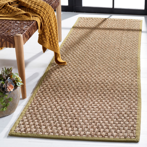 Safavieh Nf Elegant Seagrass Area Rug - Durable Power-loomed Design For Timeless Style And Comfort Natural ,Olive Seagrass Nf114g-1115