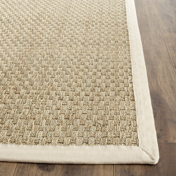 Safavieh Nf Power Loomed Seagrass Area Rug - Timeless Elegance For Any Space With Durable, Luxurious Comfort Natural ,Ivory Seagrass Nf114j-68
