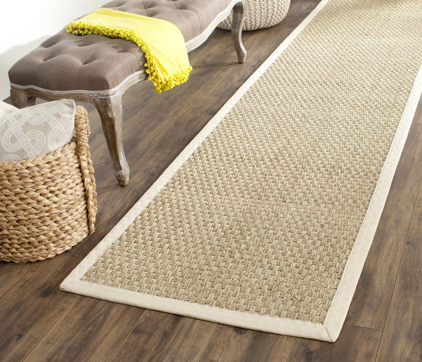 Safavieh Nf Power Loomed Seagrass Area Rug - Timeless Elegance For Any Space With Durable, Luxurious Comfort Natural ,Ivory Seagrass Nf114j-68