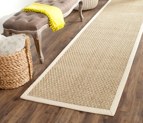 Safavieh Nf Elegant Seagrass Area Rug - Durable Power-loomed Design For Timeless Style And Comfort Natural ,Ivory Seagrass Nf114j-57