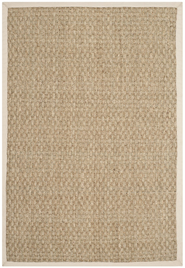 Safavieh Nf Power Loomed Seagrass Area Rug - Timeless Elegance For Any Space With Durable, Luxurious Comfort Natural ,Ivory Seagrass Nf114j-68