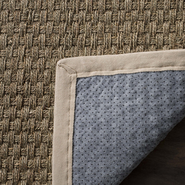 Safavieh Nf Power Loomed Seagrass Area Rug - Timeless Elegance For Any Space With Durable, Luxurious Comfort Natural ,Ivory Seagrass Nf114j-68