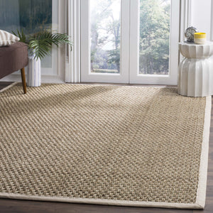 Safavieh Nf Power Loomed Seagrass Area Rug - Timeless Elegance For Any Space With Durable, Luxurious Comfort Natural ,Ivory Seagrass Nf114j-68