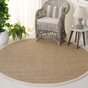 Safavieh Nf Elegant Seagrass Area Rug - Durable Power-loomed Design For Timeless Style And Comfort Natural ,Ivory Seagrass Nf114j-57