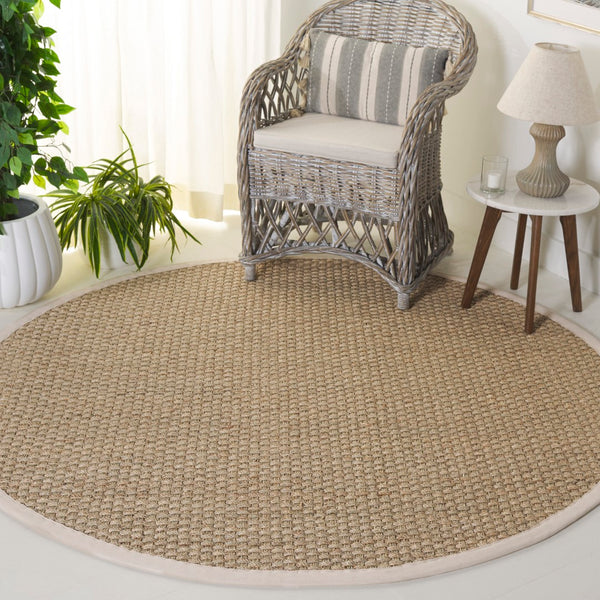 Safavieh Nf Elegant Seagrass Area Rug - Durable Power-loomed Design For Timeless Style And Comfort Natural ,Ivory Seagrass Nf114j-57