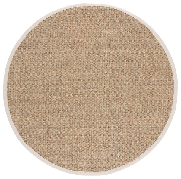 Safavieh Nf Power Loomed Seagrass Area Rug - Timeless Elegance For Any Space With Durable, Luxurious Comfort Natural ,Ivory Seagrass Nf114j-68