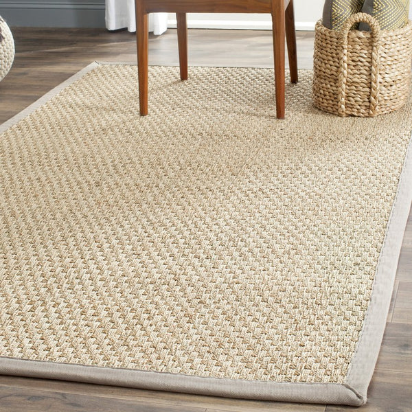 Safavieh Nf Power Loomed Seagrass Area Rug - Timeless Elegance For Any Space With Durable, Luxurious Comfort Natural ,Grey Seagrass Nf114p-68