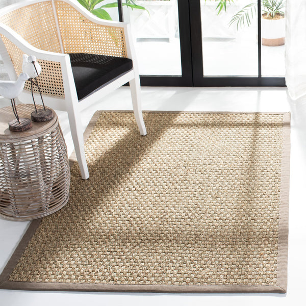Safavieh Nf Power Loomed Seagrass Area Rug - Timeless Elegance For Any Space With Durable, Luxurious Comfort Natural ,Grey Seagrass Nf114p-68